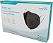 Produktbild EUROPAPA® 40x FFP2 Schwarz Maske 5-Lagen Mundschutzmaske Stelle zertifiziert Atemschutzmasken hygienische Einzelverpackung EU 2016/425