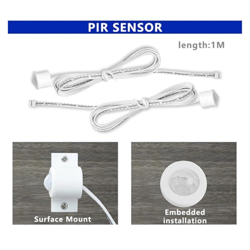 Sensor de movimiento PIR para tira LED WS2811 con regulación 4
