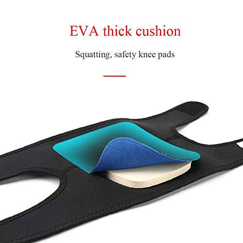 Genouillère élastique compression active pour running et basket en taille M - 5