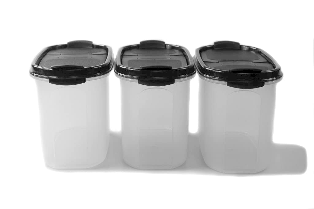 Tupperware Eidgenosse 1,1 L schwarz mit Schütte Vorratsdose Vorrat Dose Modular (3) 37605