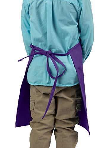 Purple Kids Apron, Small Bib #TOP3