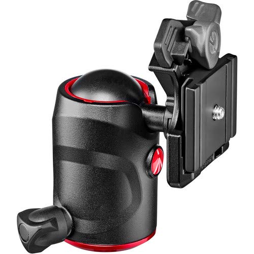 Amazon | Manfrotto 三脚ヘッド ブラック アルミニウム 1/4インチ