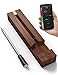 Produktbild Grillthermometer kabellos, Paris Rhône Smarte Bluetooth-Fleischthermometer mit 80m Reichweite, IP67 WiFi-Meat Thermometer, Bratenthermometer für Backofen, Grills und Heißluftfritteuse via App