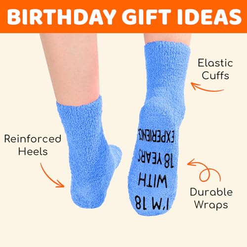 Image of HAPPYPOP 30s Birthday Gifts for Him - Socks for 31 32 33 34 35 36 37 38 39 40 Year Old Men