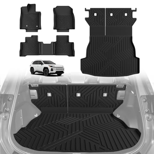 Image of TripleAliners Floor Mats & Trunk & Backrest Mat for 2026 RAV4 Hybrid