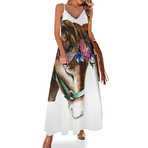 Robe longue d'été fluide et décontractée pour vos journées à la plage