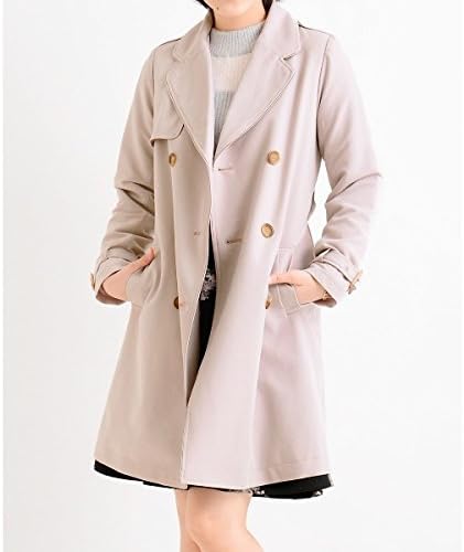 Amazon マジェスティックレゴン Majestic Legon パイピングトレンチコート 35ピンク 02 S コート ジャケット 通販
