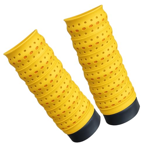 DAHJSD Cinta de Manillar Moto para BMW C Evolution 2013-2020 – 2 Piezas de Cinta Antideslizante e Impermeable de PU Transpirable, Envoltura de Manillar para Motocicleta,C Yellow