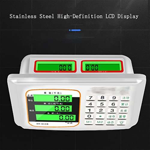 Báscula electrónica plegable con plataforma y pantalla LCD miniatura 2