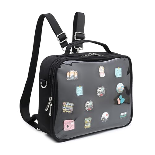 CHERRY SAUCE Dopamine Color Ita Bag Backpack Satchel Oxford Crossbody Messenger Shoulder Bag