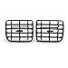 Ventilación de aire acondicionado, 1 par de rejilla de salpicadero de coche con marco de ventilación para REN-AULT CLIO MK2 1998-2006