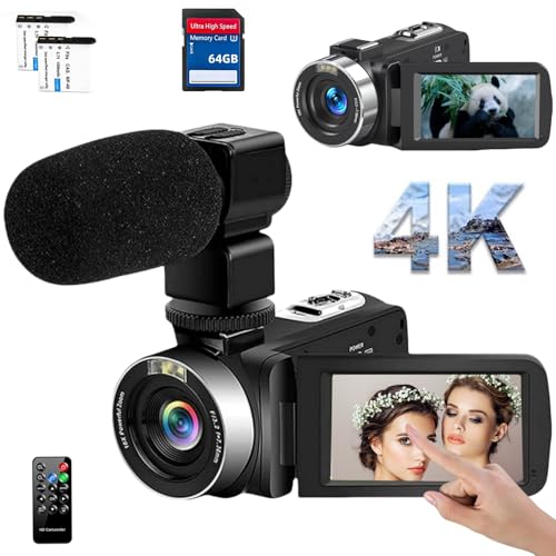 ❤️新品❤️ 4Kビデオカメラ 44MP IRナイトビジョン バッテリー2個 video_camera-a02-01.jpg