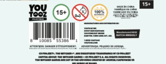 Miniatura 8 de Youtooz Cirilla - Figura de vinilo de 4.8 pulgadas, Cirilla coleccionable de The Wticher Video Game y Series por Youtooz The Witcher Collection