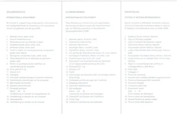 TachPro CMR Consignment Notes - 4 Pages to a set - 100 Sets Per Pad, Black,Blue,Green, A4 Portrait - Image 2