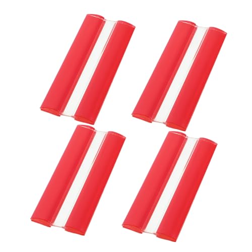 Tofficu 4個自粘式アクリル蝶番 強力接着 小型折りたたみ箱蓋ヒンジ 透明キャビネット用 耐久性と静音設計 木製 ガラス対応 家具補修用