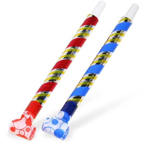 Morikuru(モリクル) 日本製 吹き戻し 音無し 19cm 懐かしおもちゃ SG Wonder zone TK01-19 2本入り