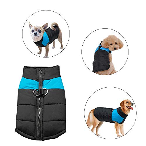 Didog Cold Weather Dog Warm Vest Jacket Coat,Pet Winter Clothes for Small Medium