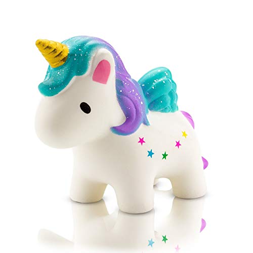 BeYumi Slow Rising Toy, Kawaii Star Unicorn Squishy Toy, Cream Scented Simulation Cute Animals Toys Gift for Kids Lovely Stress Relief Toy