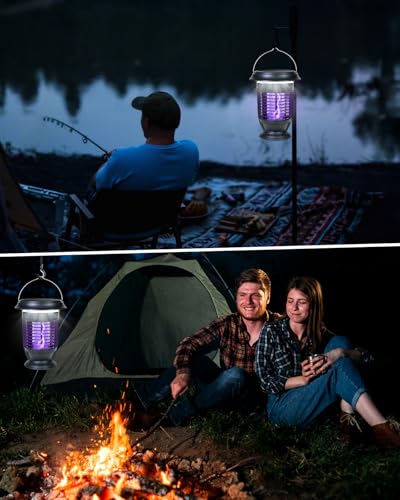 50% Off Solar Bug Zapper with Auto-On UV Light - Image 7