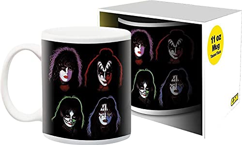 Taza de cerámica negra 11 onzas NMR miniatura 1