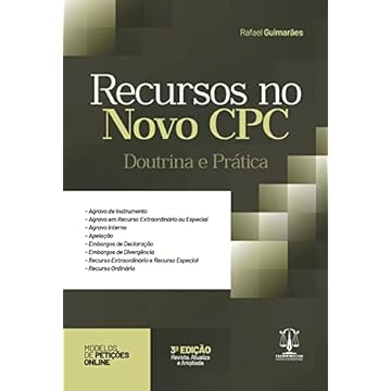 Capa do livro Recursos no Novo Código de Processo Civil 3Ed.2023