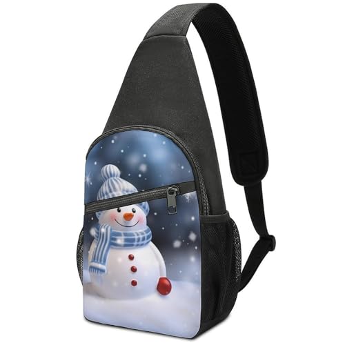 Bolso bandolera deportivo navideño para hombre y mujer miniatura 1
