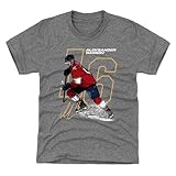 Aleksander Barkov Youth Shirt (Kids Shirt, 14-16Y X-Large, Tri Gray) - Aleksander Barkov Offset D WHT