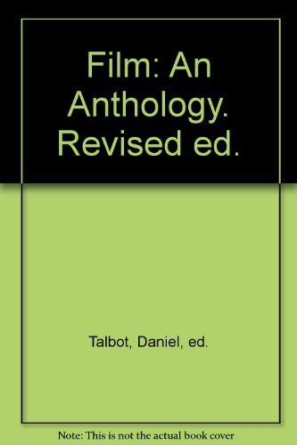 Film: An Anthology. Revised ed. B002B1DXHI Book Cover