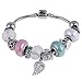 Produktbild WDAIJY Damen ArmbandCrystal Charm Silber Armbänder & Armreifen Für Frauen Mit Perlen Silber Armreif Femme Schmuck