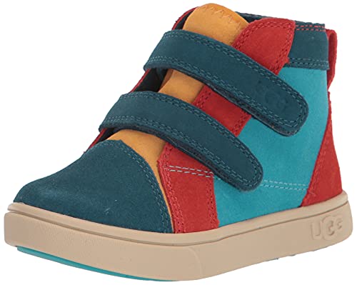 UGG Kids T Rennon Ii Mashup Sneaker, Marina Blue/Oasis Blue, 9 US Unisex Toddler