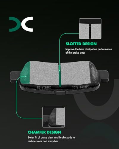 Image of SCITOO Rear 12.11 inch Brake Pads and Rotors Kits Brakes Kits:31387;D905