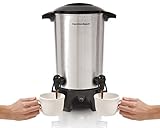 Hamilton Beach Dual-Spout Coffee Urn, 45 Cups, 40518, Silver