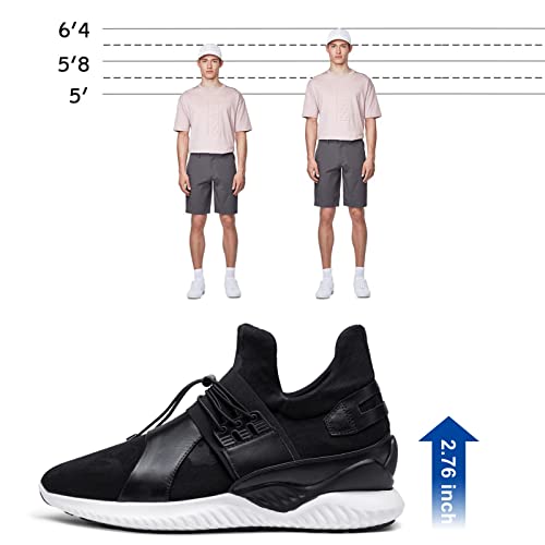 Image of CHAMARIPA Men's Invisible Height Increasing Casual Sneakers