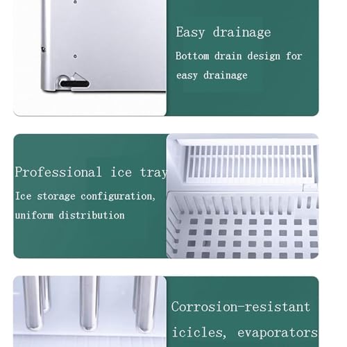 Máquina portátil para hacer hielo de gran capacidad miniatura 3