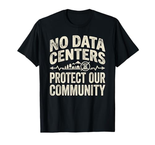 No Data Centers Protect Our Community Retro T-Shirt
