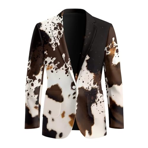 Mens Blazer Suit Slim Fit Long Sleeve 1 Button Jacket Coat with Pocket for Party Wedding S-5XL4