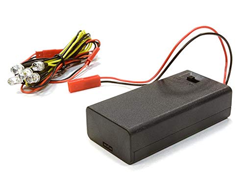 Integy RC Plastic Battery Box w/ 5pcs 5mm Size LED Light