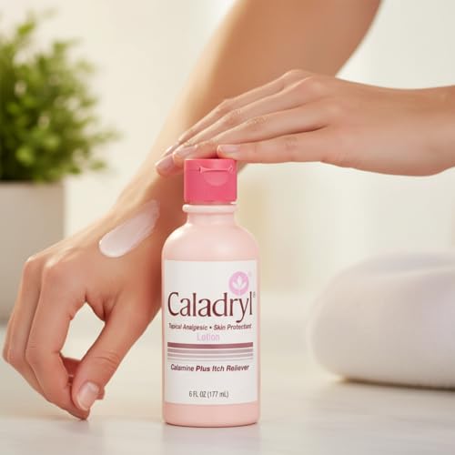 Image of Calamine Lotion by Caladryl, Skin Protectant Plus Itch Relief, 6 Fl Oz, 2-Pack
