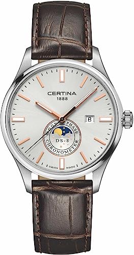 Certina DS-8 Quartz Chronometer Silver Dial Men's Watch C033.457.16.031.00