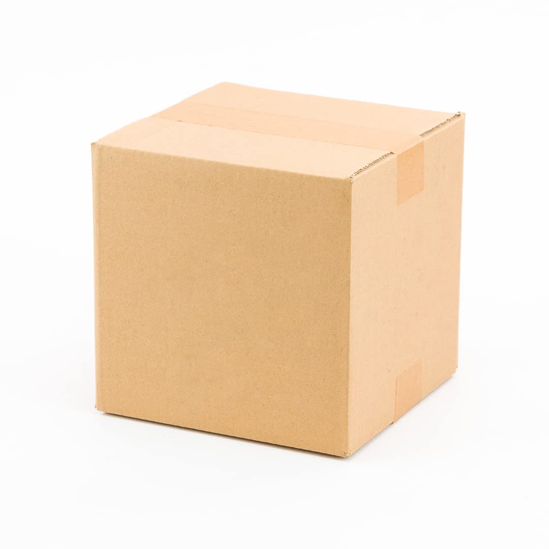 Boîtes en carton renforcé 20x20x20 cm simple cannelure recyclé - Pack de 25