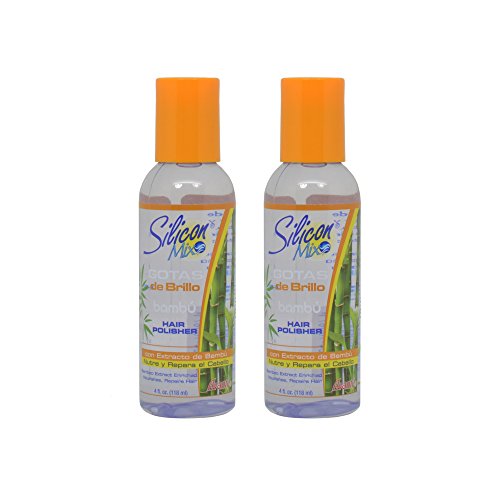 Silicon Mix Gotas de Brillo Bambu Hair Polisher 4oz (Pack of 2)
