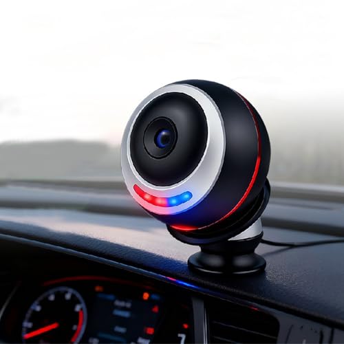 AI Driver Fatigue Alarm System with Facial Recognition, Dashboard Mounted Camera with Night Vision and Real-Time Distraction Detection