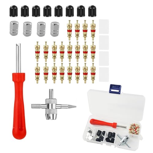 FAST-FX Tyre Valve Repair Kit Valve Core Remover Tool Car Bike Tyre Valve Core Tool Set for Easy Tire Maintenance
