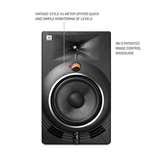 Image of JBL Professional Nano K8 8 Full-Range Powered Computer Reference Monitor RCA Speakers