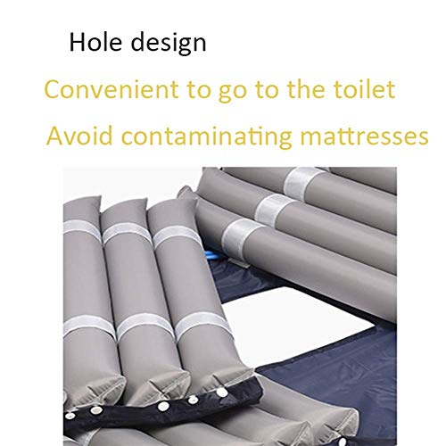 Anti Decubitus Luftmatratze, Streifen Aufblasbare Anti-Dekubitus Matratze Wasserdicht Atmungsaktiv Abnehmbares Loch Design Kissen Bett Wunde – Bild 6