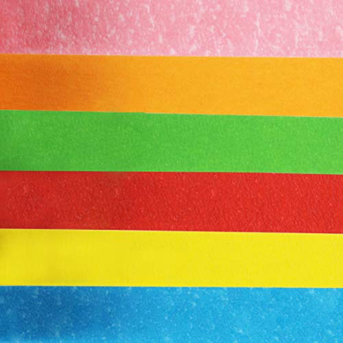 Aunifun 6 Pieces 2 Inches Colored Masking Tape Rainbow Masking Tape Labeling Tape Graphic Art Tape Roll For Fun Diy Arts Supplies Kit, 6 Colors #TOP2