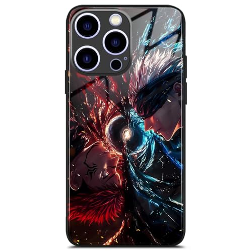 Coque Sukuna vs Satoru iPhone 14 l'accessoire manga de votre quotidien