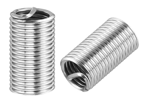 NACX M10 x 1.5mm x 3D�w���R�C���^�C�v�X�N�����[�A304�X�e�����X�X�`�[�����C���[�X���b�h�C���T�[�g�A�w���J���R�C�����C���[�X���b�h�X���[�u�A40��