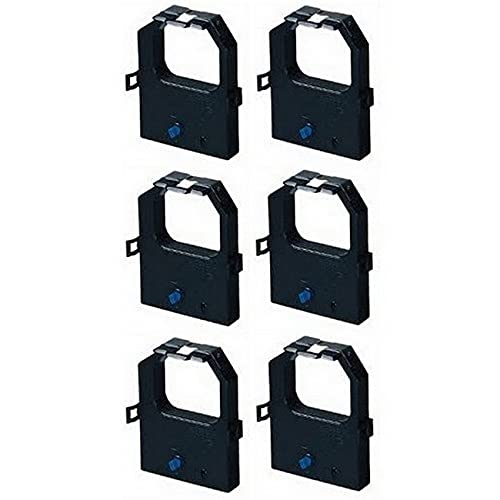 Cintas de impresora negro 6 unidades compatible IBM Formsprinter miniatura 2