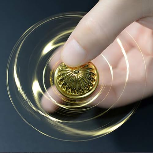 image for Umnodobn Gold Fidget Spinner Magic Orb Anxiety Toys Stress Relief Redu